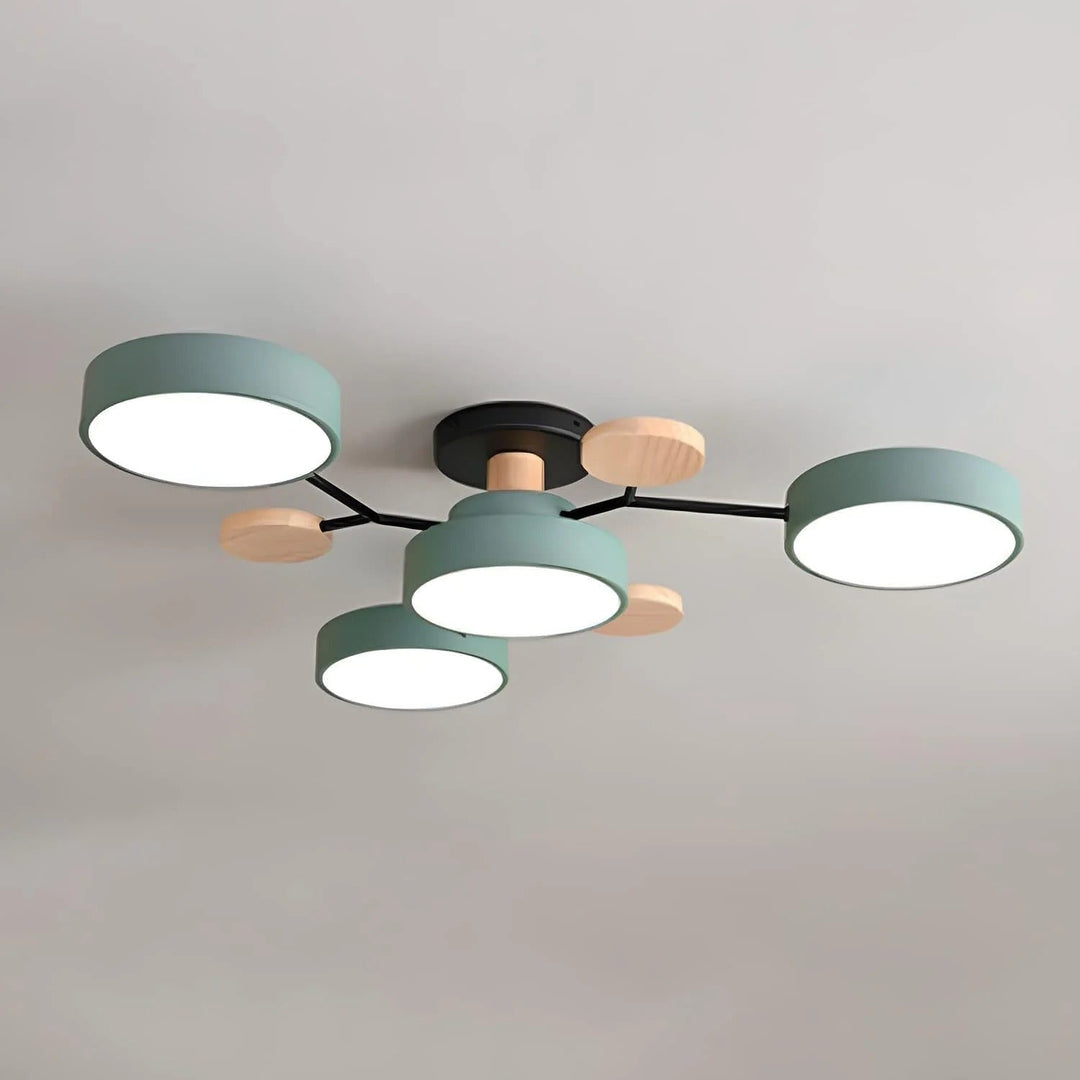 Contemporary LED Ceiling Light Flush Mount Multi-Light Fixture
