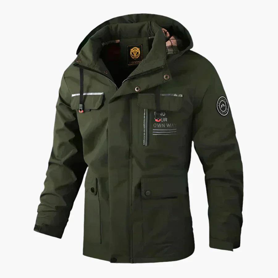 Winterjacke Für Herren | Mit Kapuze Und Reißverschluss