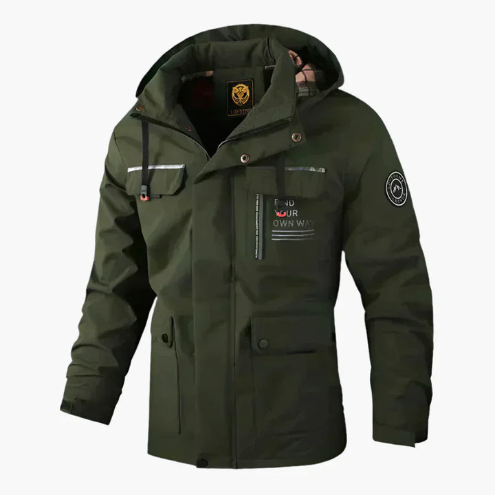 Winterjacke Für Herren | Mit Kapuze Und Reißverschluss