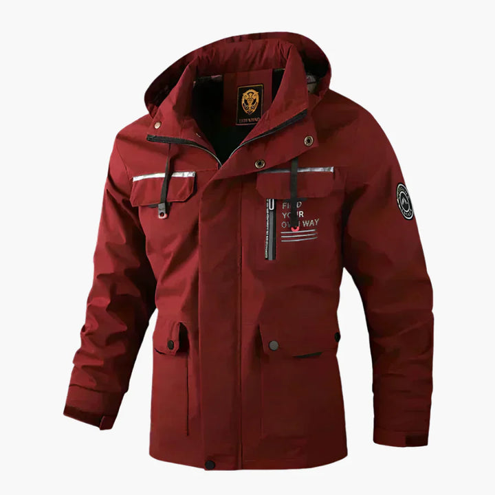 Winterjacke Für Herren | Mit Kapuze Und Reißverschluss