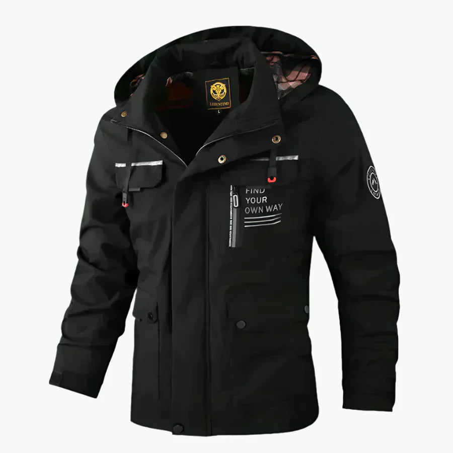 Winterjacke Für Herren | Mit Kapuze Und Reißverschluss