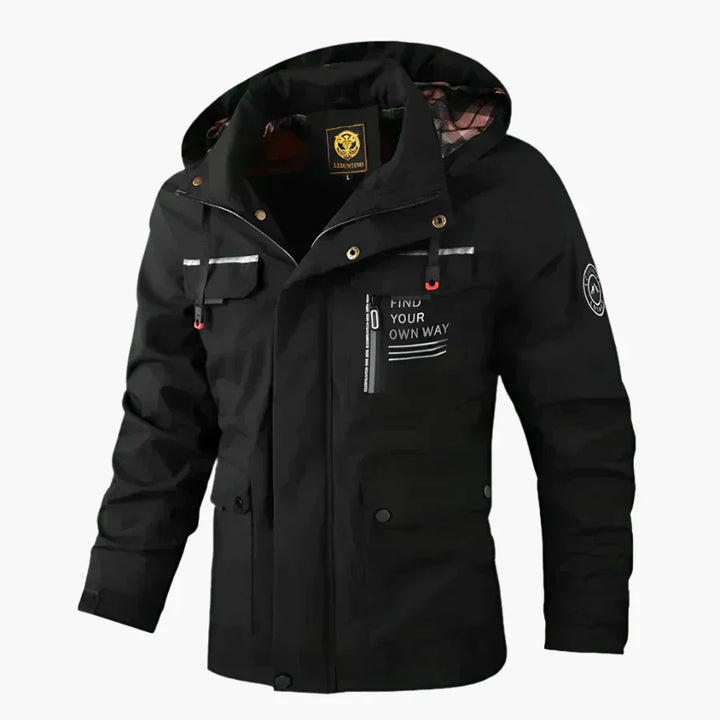 Winterjacke Für Herren | Mit Kapuze Und Reißverschluss