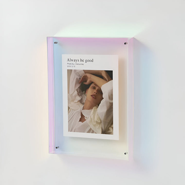 Modern Transparent Photo Frame Sleek Decorative Display