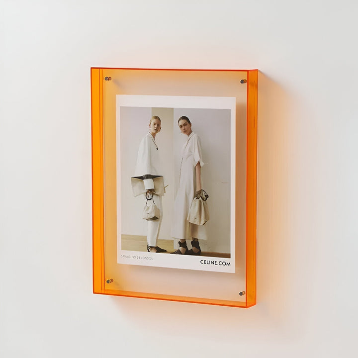 Modern Transparent Photo Frame Sleek Decorative Display
