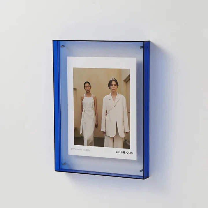 Bilderrahmen aus transparentem Acryl – Bunt, Modern & Dekorativ | Stilvolles Wohnaccessoire für Fotos & Erinnerungen