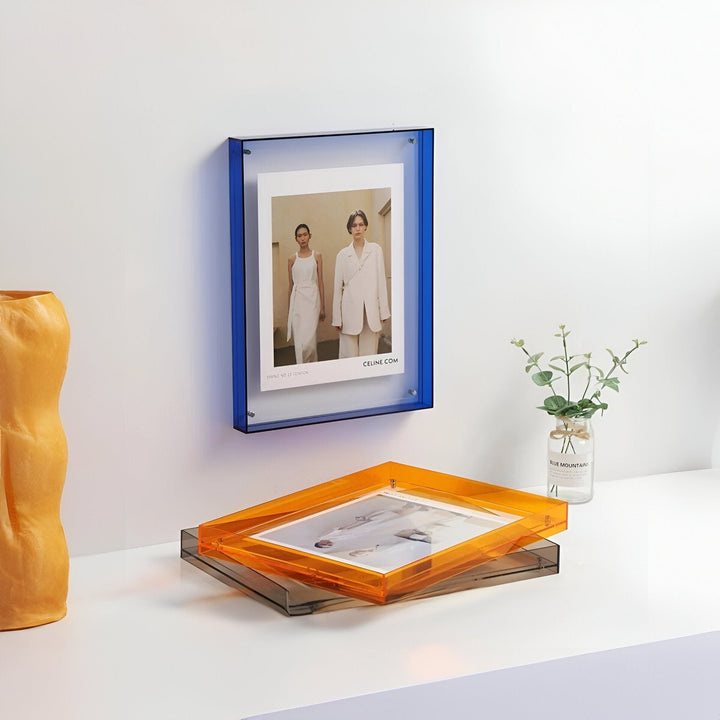 Modern Transparent Photo Frame Sleek Decorative Display