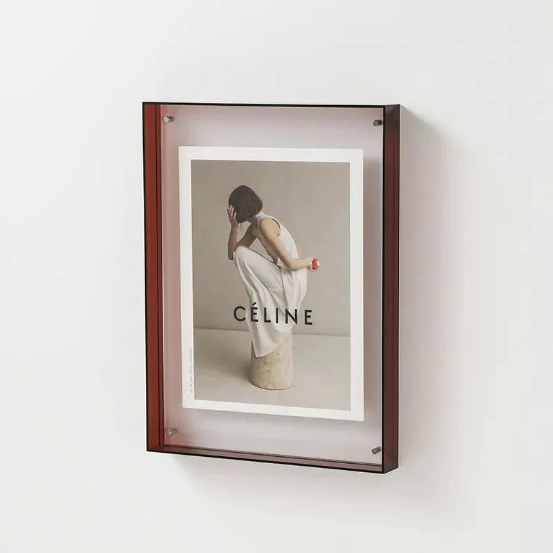 Bilderrahmen aus transparentem Acryl – Bunt, Modern & Dekorativ | Stilvolles Wohnaccessoire für Fotos & Erinnerungen