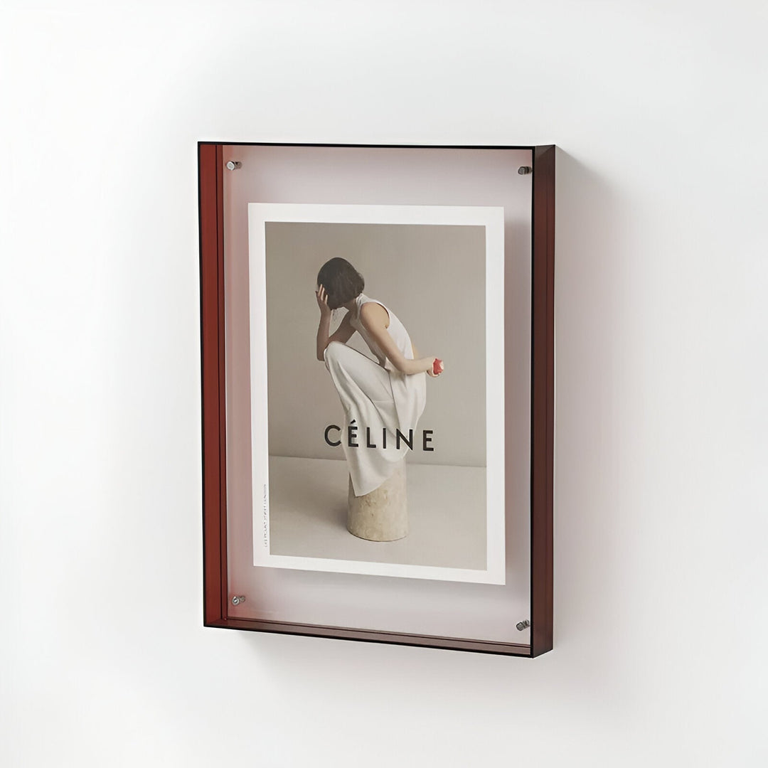 Modern Transparent Photo Frame Sleek Decorative Display