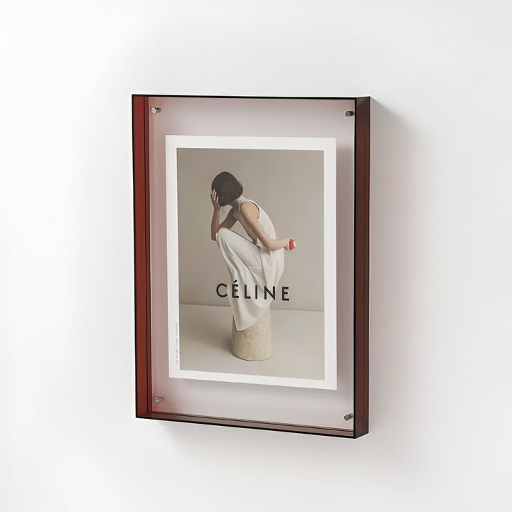 Modern Transparent Photo Frame Sleek Decorative Display