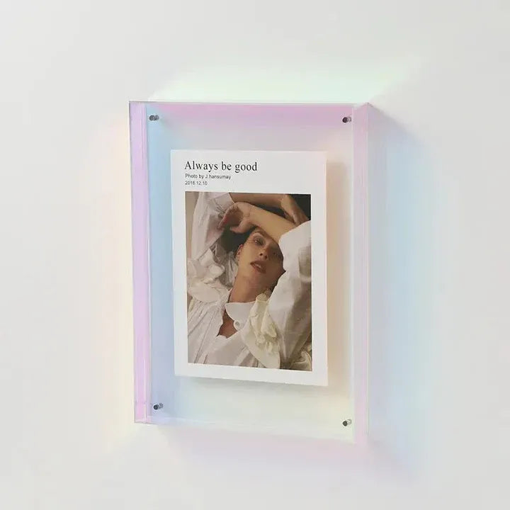 Bilderrahmen aus transparentem Acryl – Bunt, Modern & Dekorativ | Stilvolles Wohnaccessoire für Fotos & Erinnerungen