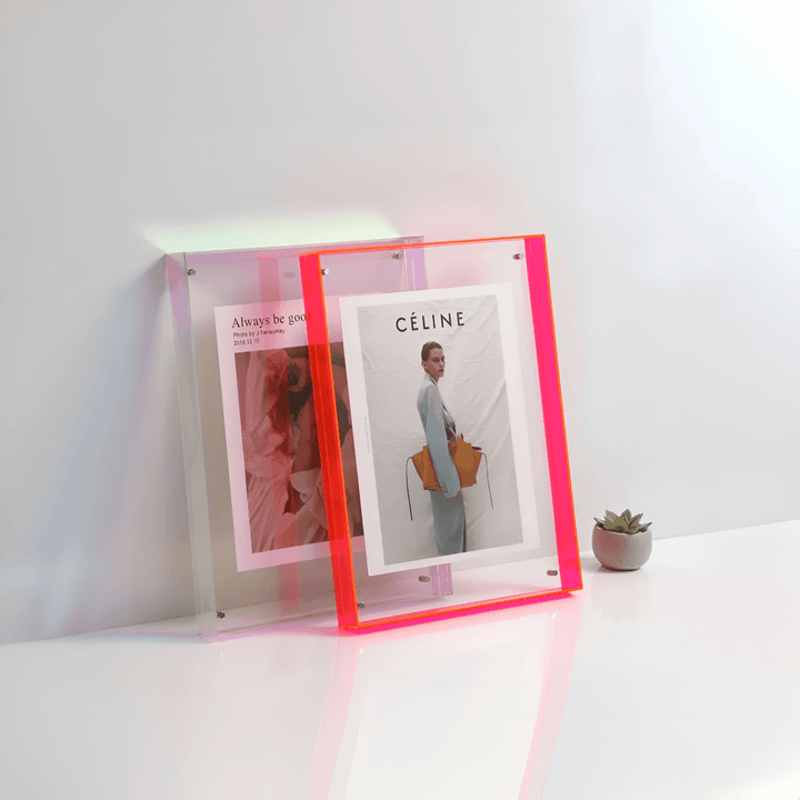 Modern Transparent Photo Frame Sleek Decorative Display