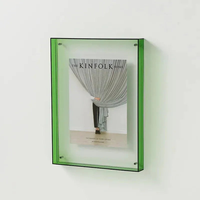 Bilderrahmen aus transparentem Acryl – Bunt, Modern & Dekorativ | Stilvolles Wohnaccessoire für Fotos & Erinnerungen