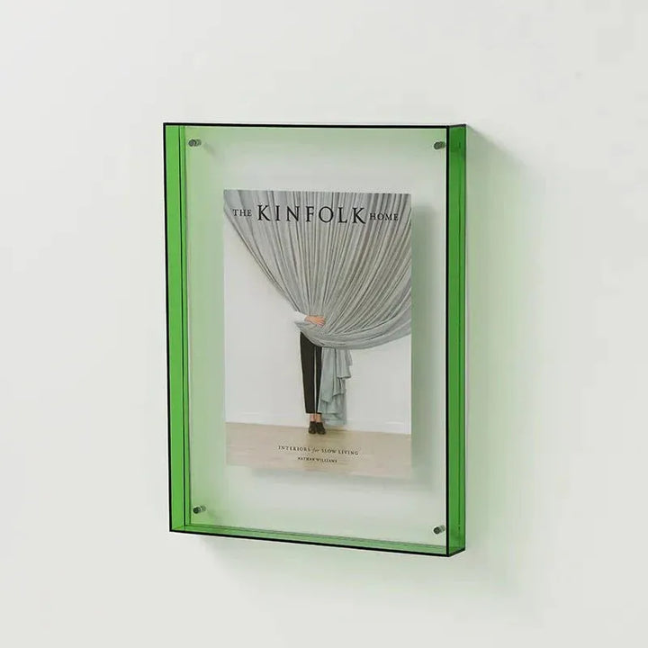 Bilderrahmen aus transparentem Acryl – Bunt, Modern & Dekorativ | Stilvolles Wohnaccessoire für Fotos & Erinnerungen