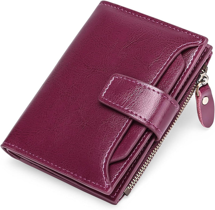 Compact RFID Security Wallet Slim Everyday Card & Coin Holder