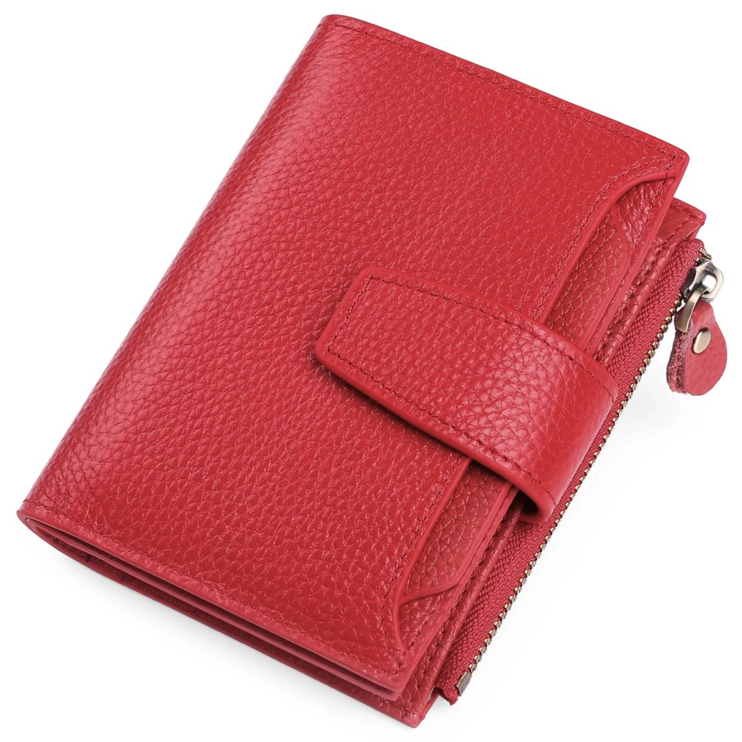 Compact RFID Security Wallet Slim Everyday Card & Coin Holder