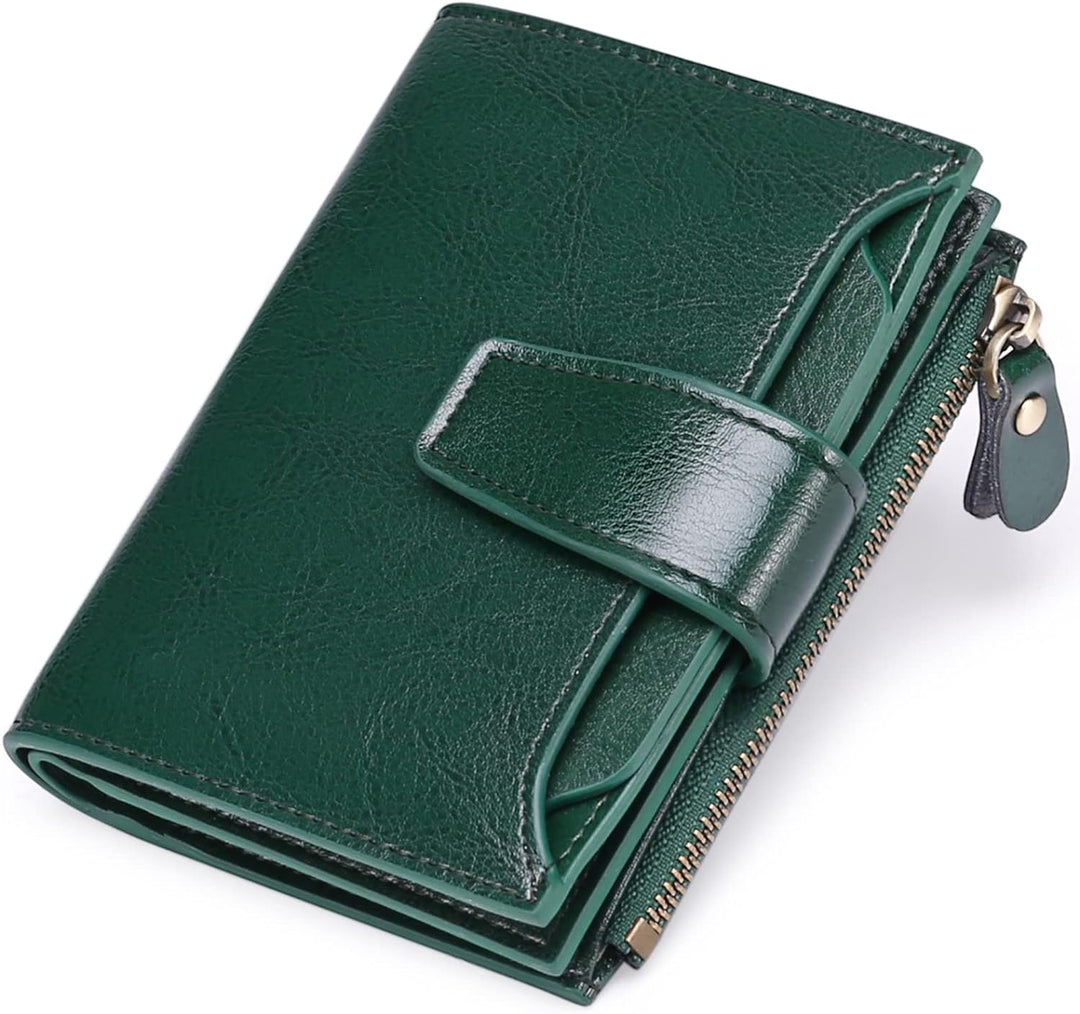 Compact RFID Security Wallet Slim Everyday Card & Coin Holder