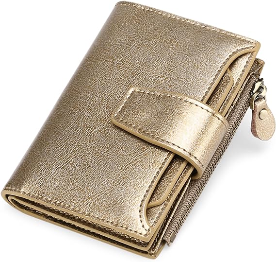 Compact RFID Security Wallet Slim Everyday Card & Coin Holder