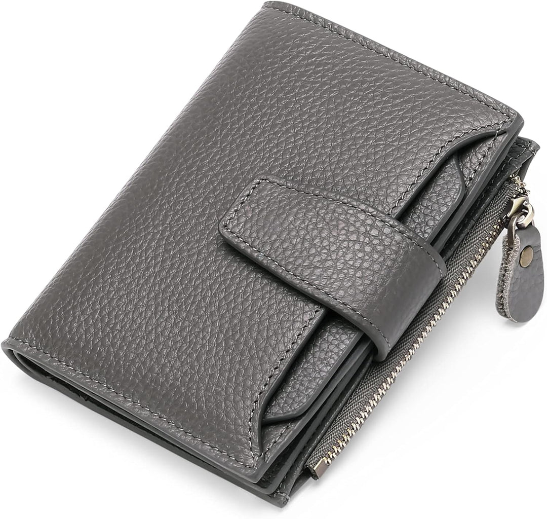 Compact RFID Security Wallet Slim Everyday Card & Coin Holder