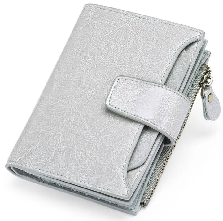 Compact RFID Security Wallet Slim Everyday Card & Coin Holder