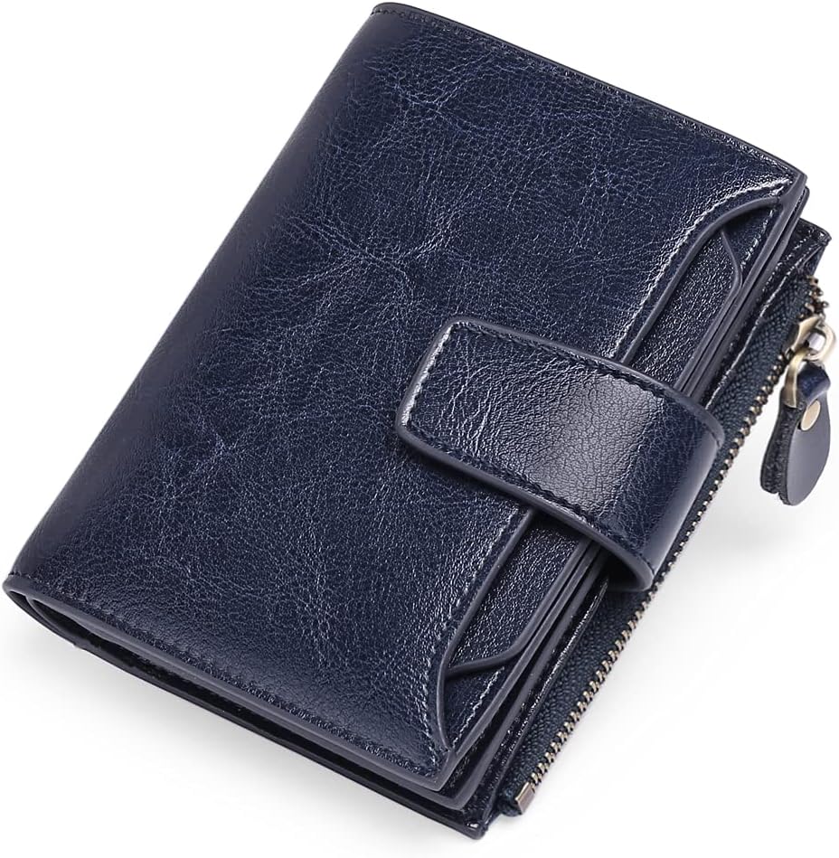 Compact RFID Security Wallet Slim Everyday Card & Coin Holder