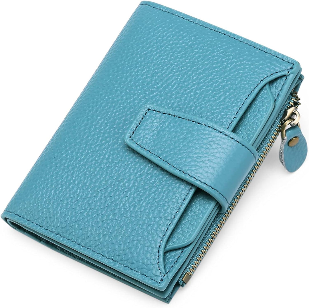 Compact RFID Security Wallet Slim Everyday Card & Coin Holder