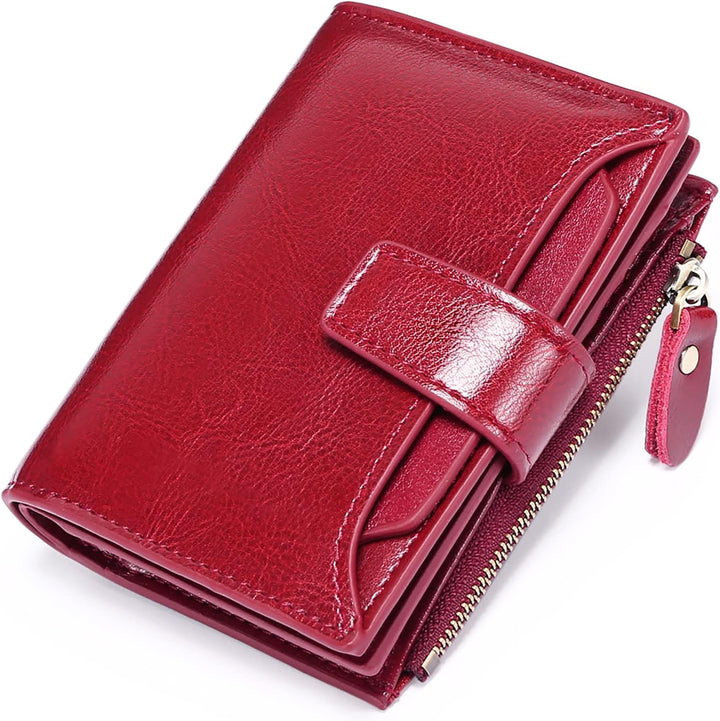 Compact RFID Security Wallet Slim Everyday Card & Coin Holder