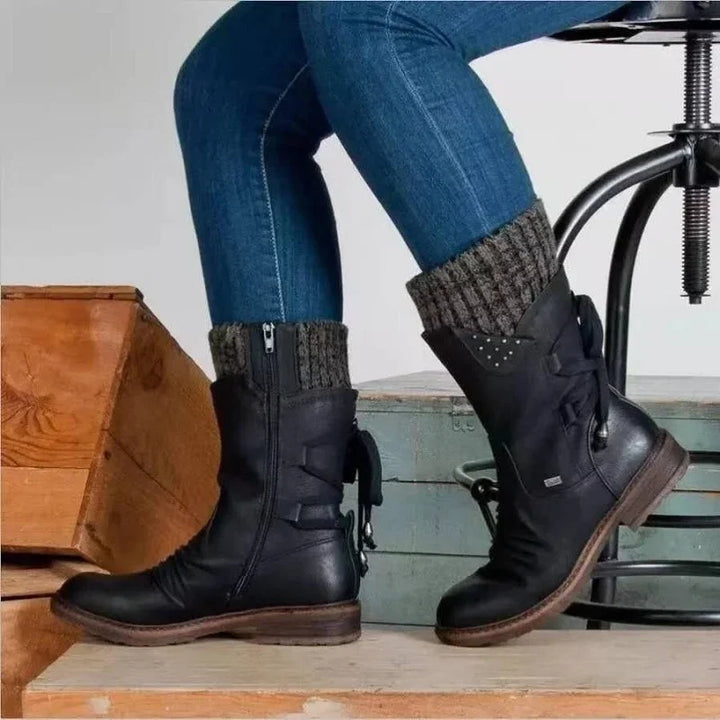 Damen Winter-Schnürstiefeletten | Stylisch