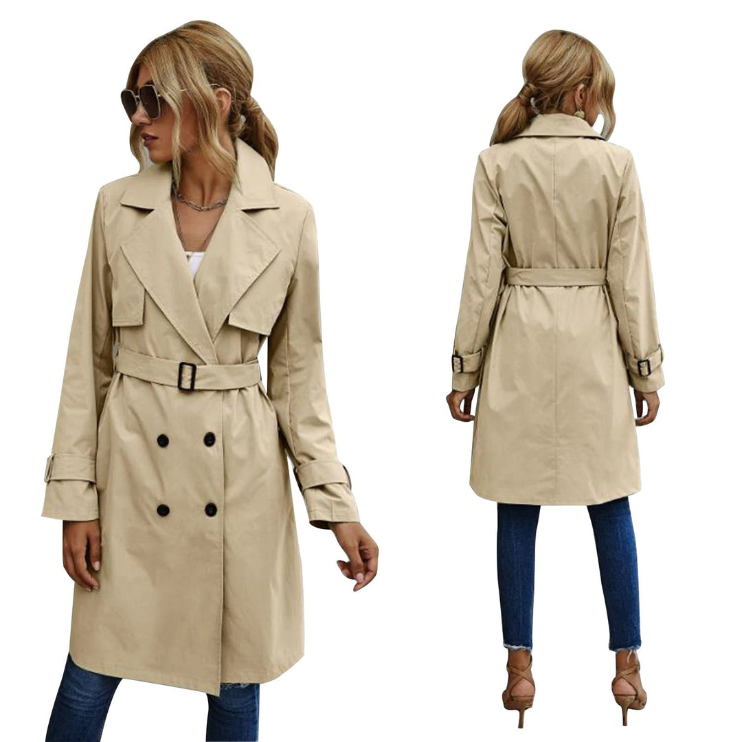 Stilvoller Mittellanger Trenchcoat Für Damen | Winter