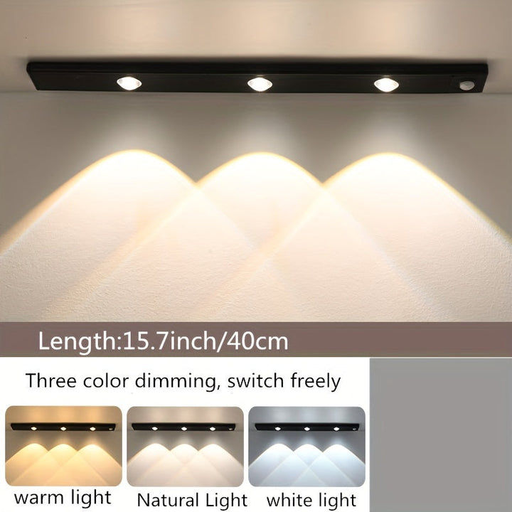 Wireless LED Motion Sensor Light Strip Rechargeable Indoor Lighting