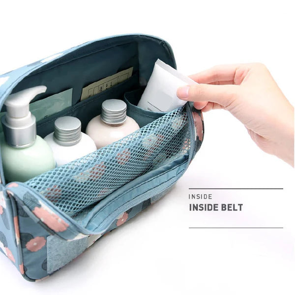 Reise-Kosmetiktasche – Kompakt, Wasserabweisend & Vielseitig | Ideal für Urlaub, Alltag & Handgepäck