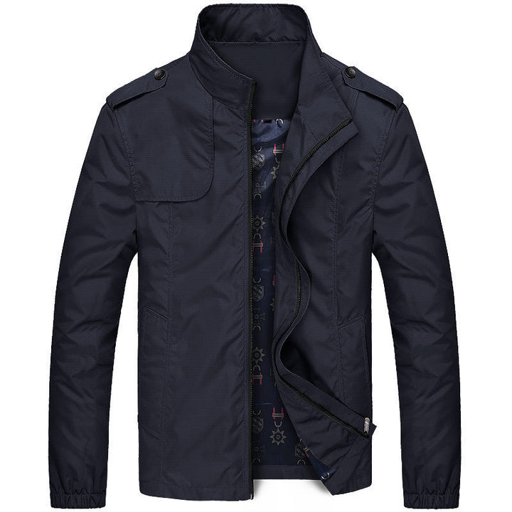 Moderne Übergangsjacke Mit Zipper Für Herren | Herbst