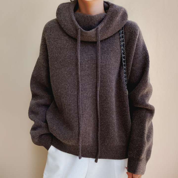 Oversize Kaschmir Winterpullover Für Damen | Rollkragen