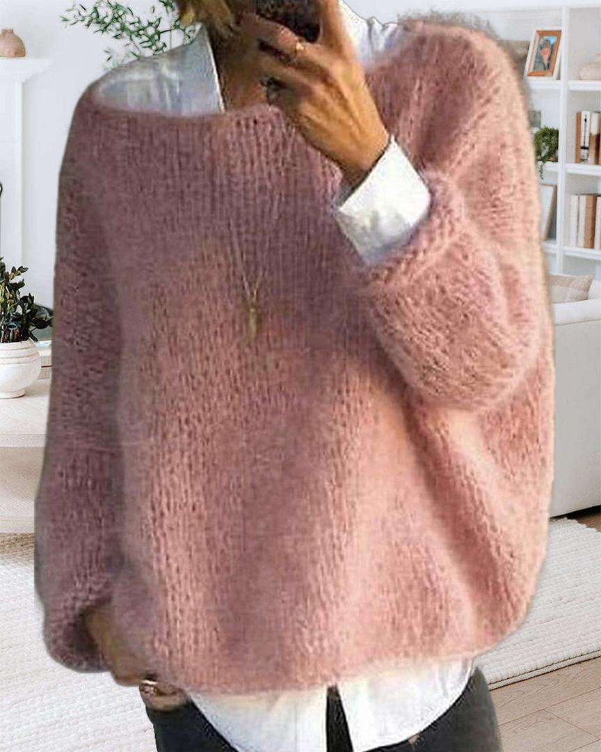 Klassischer Oversize-Strickpullover Für Damen | Winter