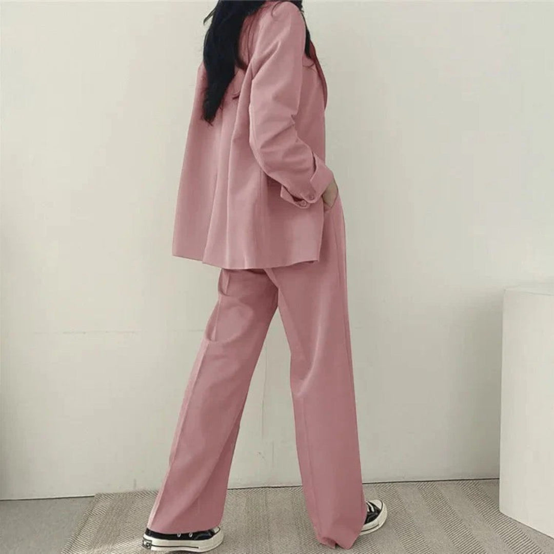 Amandine | Lässiges Blazer-set In Übergröße Für Damen