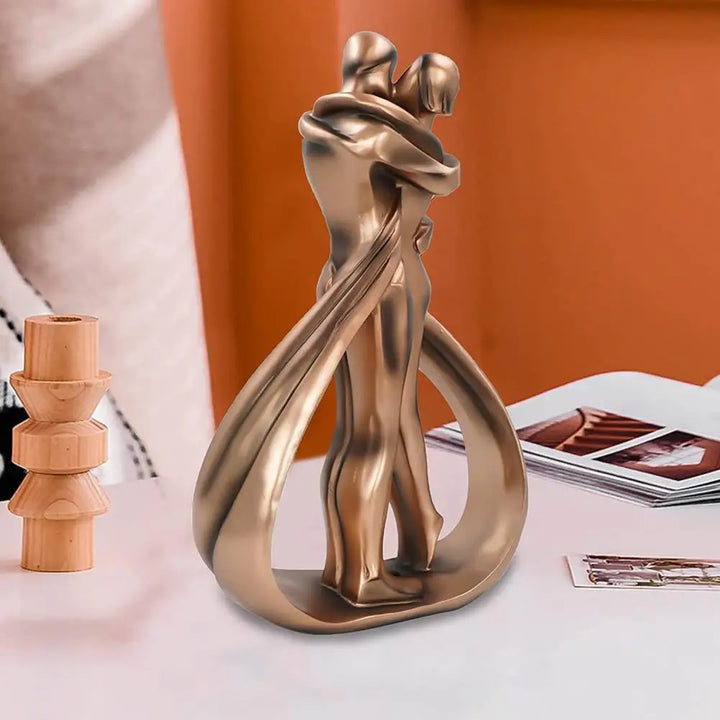 Romantische Umarmung Schmuckfigur Dekorative Statue