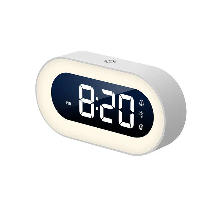 LED Sunrise Alarm Clock with Dimmable Night Light & Sounds