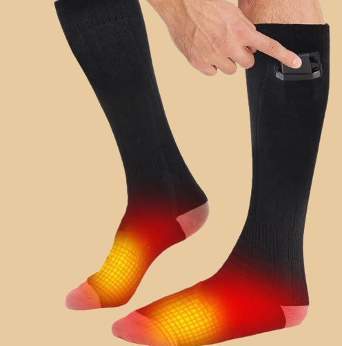 Unisex Rechargeable Heated Socks Fast Heat & Adjustable Warmth