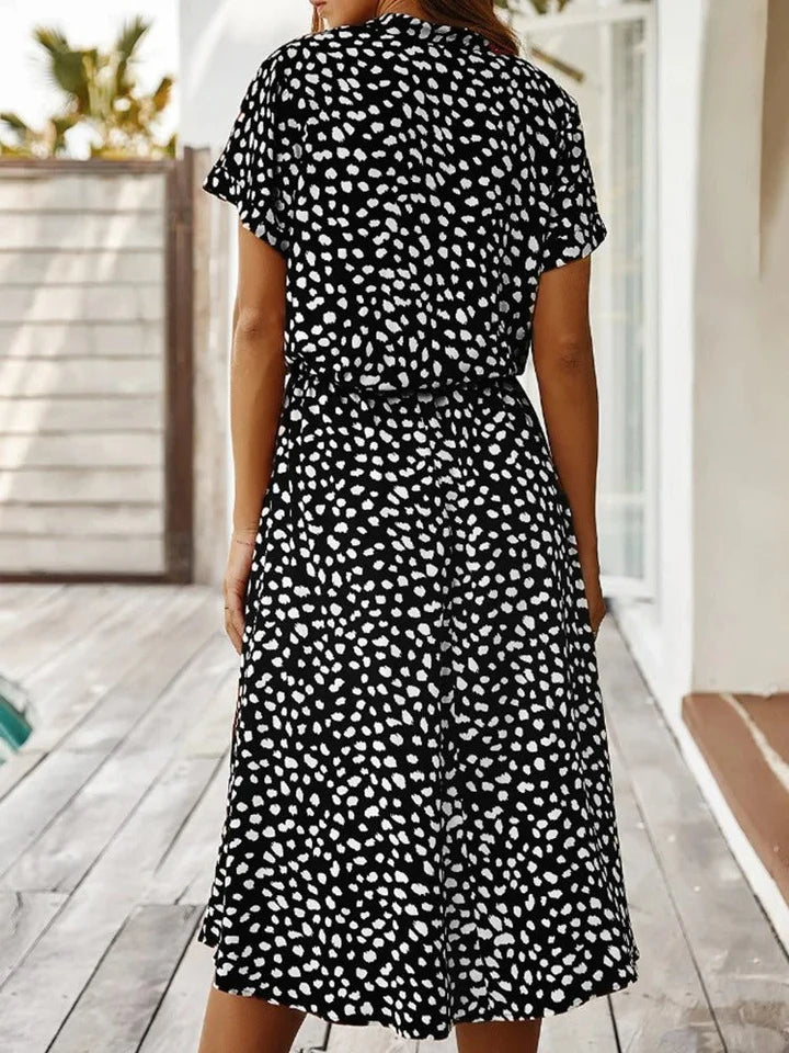 Sommerkleid mit Print für Damen – Lässig, Luftig & Bequem | Perfekt für warme Tage, Urlaub & Freizeit