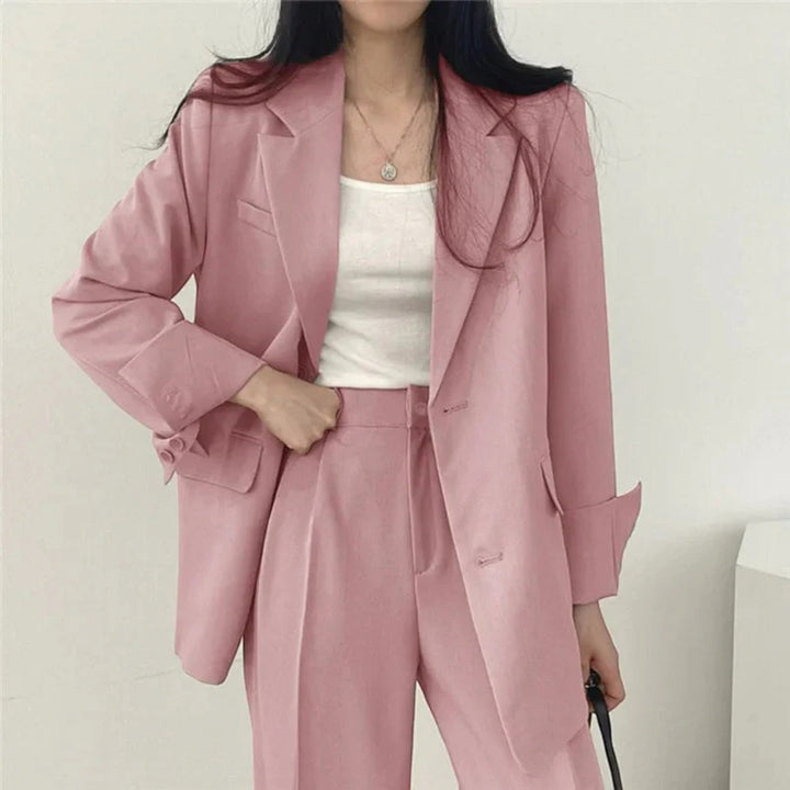 Amandine | Lässiges Blazer-set In Übergröße Für Damen