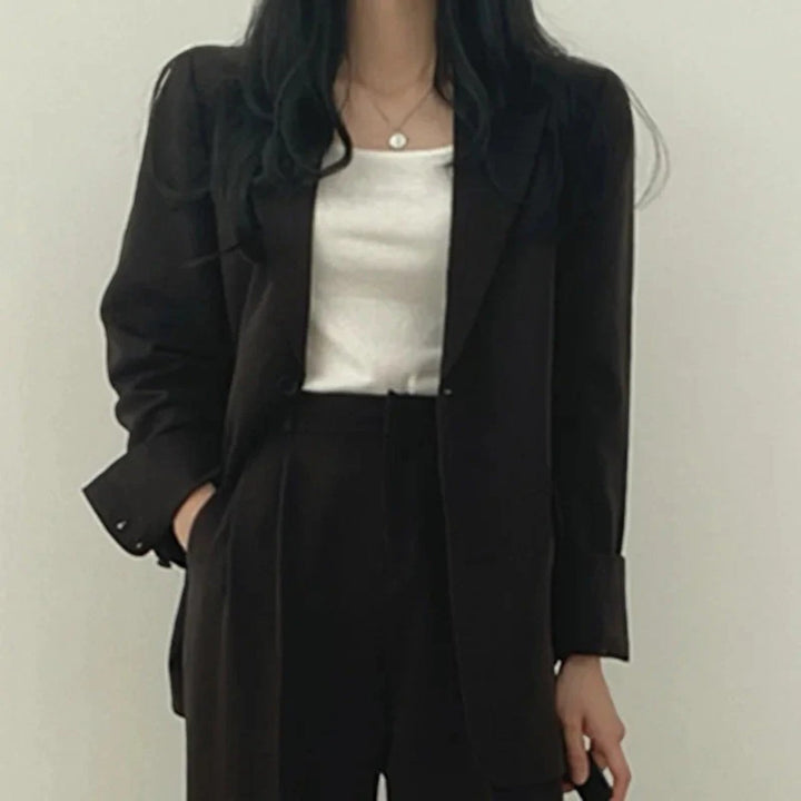 Amandine | Lässiges Blazer-set In Übergröße Für Damen