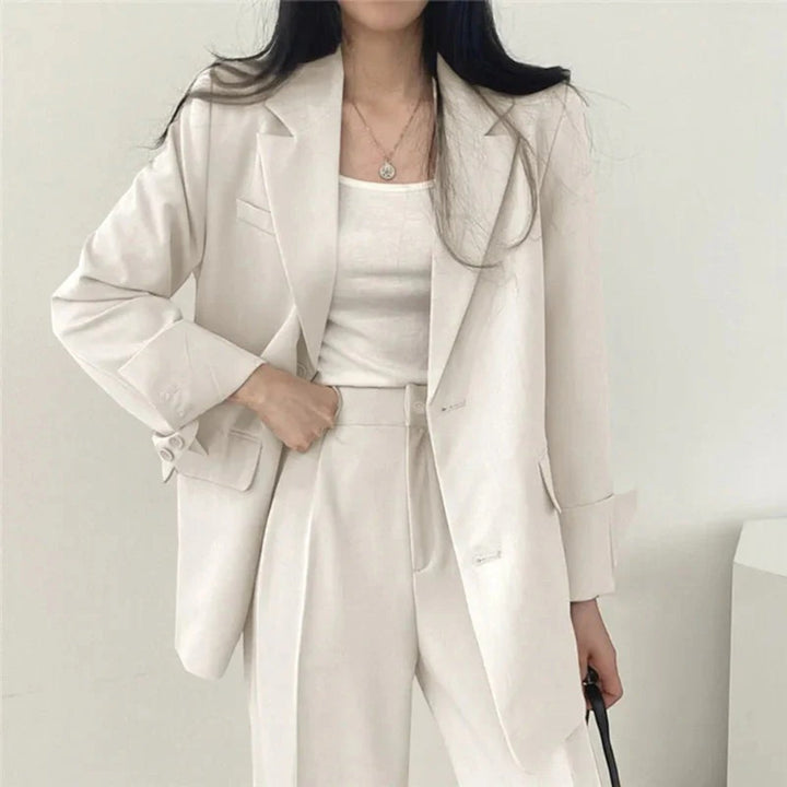 Amandine | Lässiges Blazer-set In Übergröße Für Damen