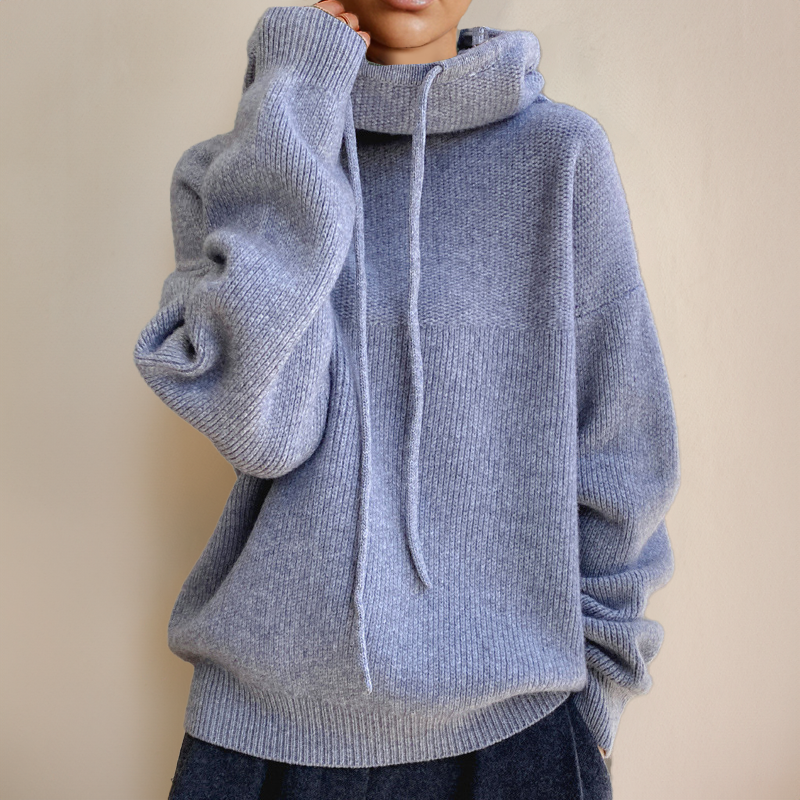 Oversize Kaschmir Winterpullover Für Damen | Rollkragen