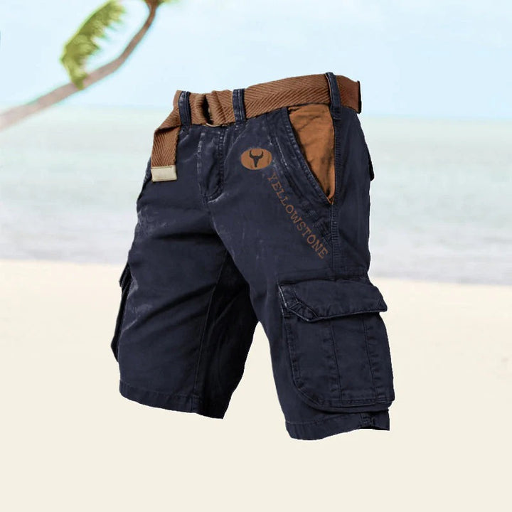 Herren Multifunktionale Cargo-Shorts – Robust, Atmungsaktiv & Praktisch für den Sommer 2025 | Mit vielen Taschen & Bewegungsfreiheit