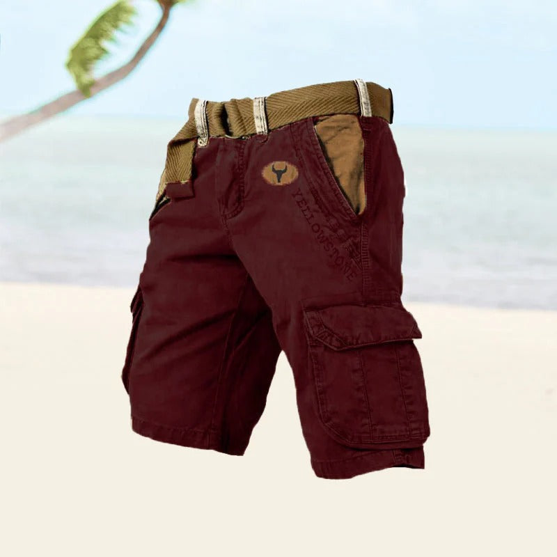Herren Multifunktionale Cargo-Shorts – Robust, Atmungsaktiv & Praktisch für den Sommer 2025 | Mit vielen Taschen & Bewegungsfreiheit
