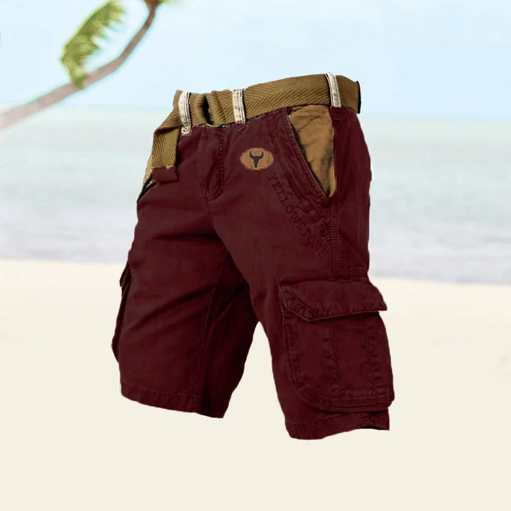 Herren Multifunktionale Cargo-Shorts – Robust, Atmungsaktiv & Praktisch für den Sommer 2025 | Mit vielen Taschen & Bewegungsfreiheit