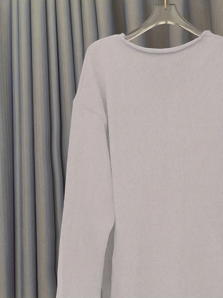 Lässiger Pullover Mit V-ausschnitt Für Frauen | Oversize
