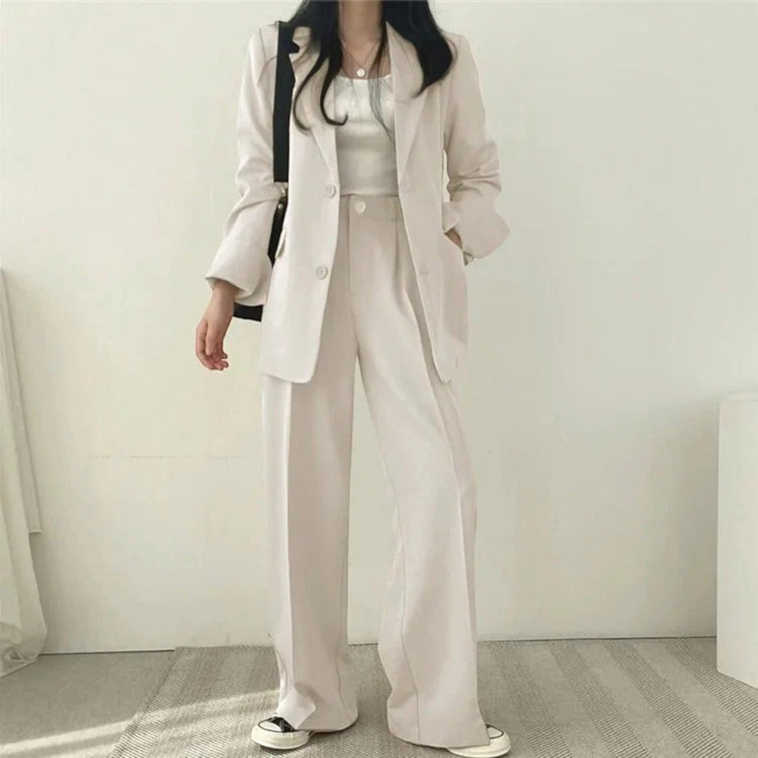 Amandine | Lässiges Blazer-set In Übergröße Für Damen