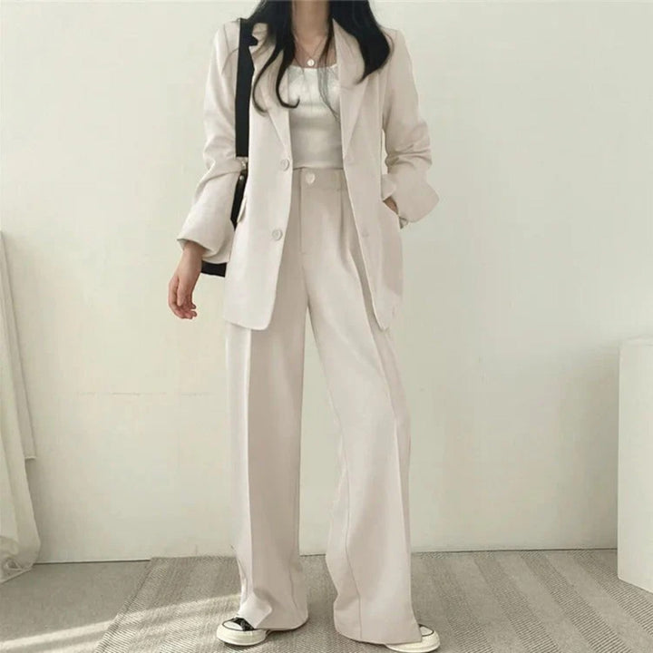 Amandine | Lässiges Blazer-set In Übergröße Für Damen