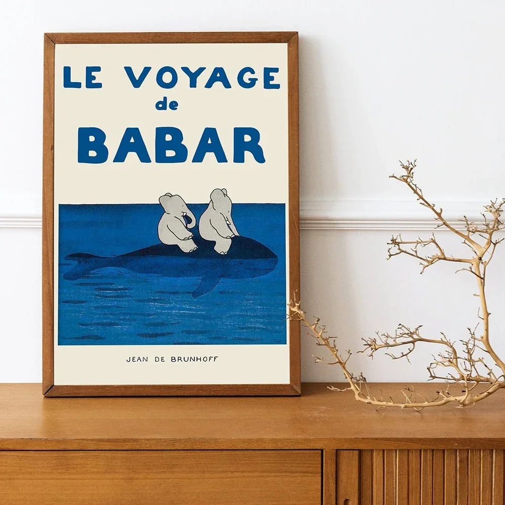 Le Voyage De Babar Wall Art Exquisite Artistic Home Display