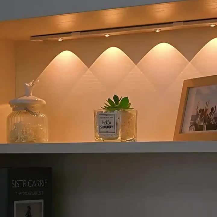 Wireless LED Motion Sensor Light Strip Rechargeable Indoor Lighting